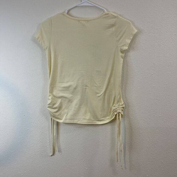 Btween Embellished Butterfly Graphic Tee With Drawstring Detail Size 10 - Picture 5 of 7